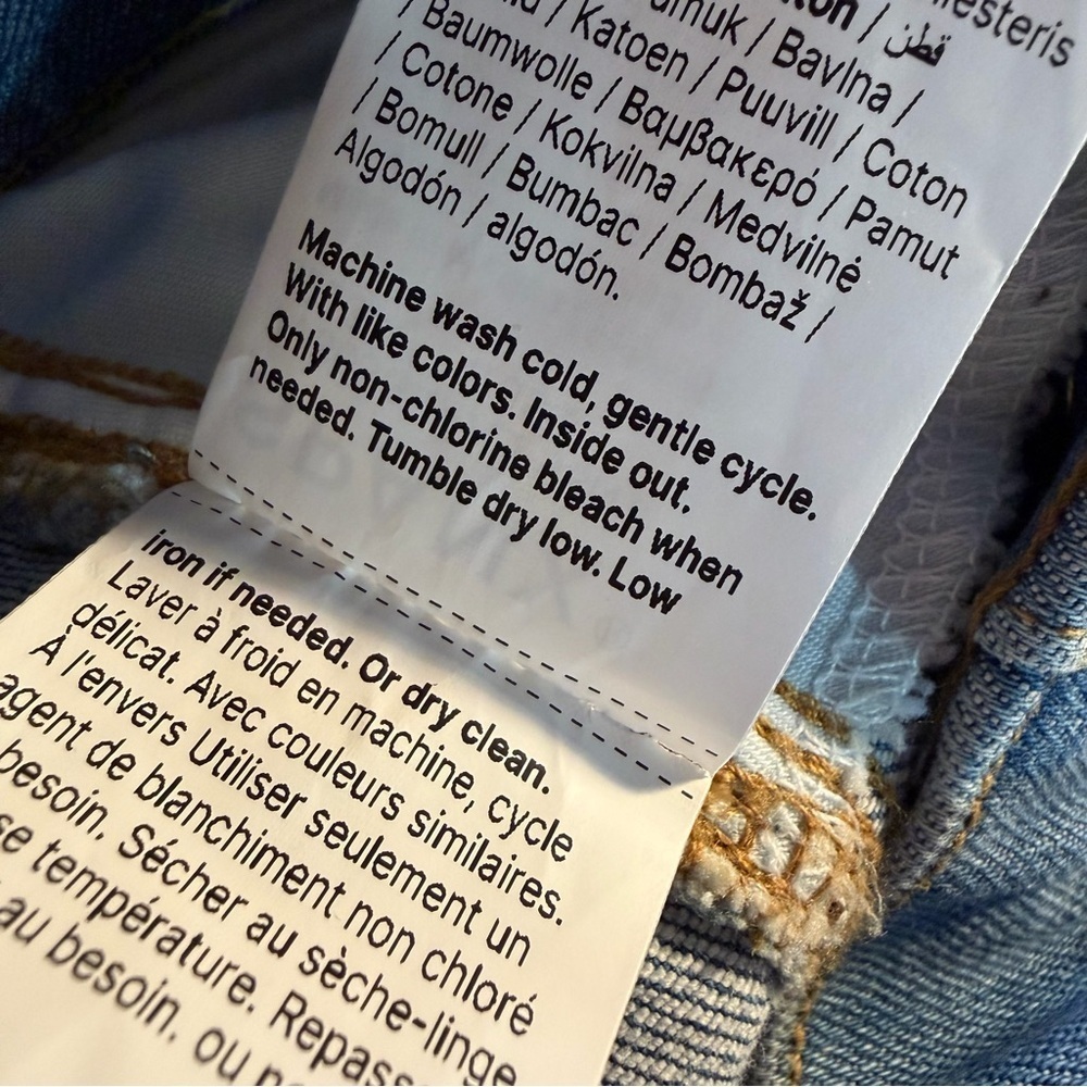 NWT SPANX ‘Cropped Wide Leg Jeans’ in “Stonewashed Blue” Size Small - Picture 16 of 16